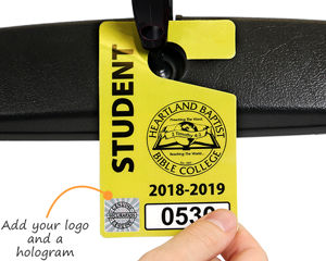 Student parking pass