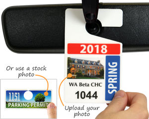 Use a photo for your parking permits