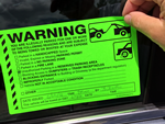 Looking for Parking Violation Stickers?
