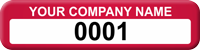 Rectangular Custom Template  Numbering