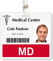 MD Badge Buddy For Horizontal ID Cards