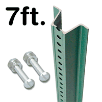 Municipal U-Channel Sign Post - 7' tall