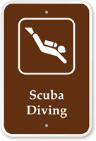 Scuba Diving  Campground Guide & Park Sign