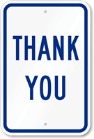 THANK YOU Sign