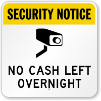 Video Security Sign