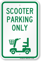 Scooter Parking Only