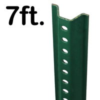 Standard U-Channel Sign Post - 7' tall