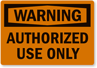 Warning Label