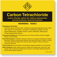 ANSI Chemical Label