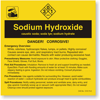 ANSI Chemical Label