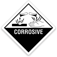Paper DOT HazMat Label