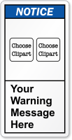 Customizable ANSI Notice Label