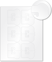 Printable Header Cards On 8.5" x 11" Sheet