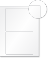 Printable Label Sheets For Laser Printer 2 Labels/Sheet
