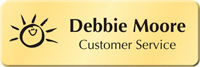 Customizable Cymbalic Logo Name Badge