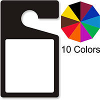 Colored Self Laminated Hanging Parking Permits