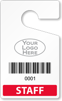 Plastic ToughTags™ for Bar Coded Parking Permits