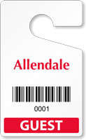 Plastic ToughTags™ for Bar Coded Parking Permits