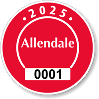 Parking Labels   Design CR2