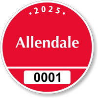 Parking Labels   Design CR5