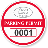 Parking Labels   Design CR4L