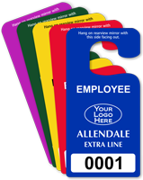 Customizable Bigfoot Jumbo Parking Permit Hang Tag