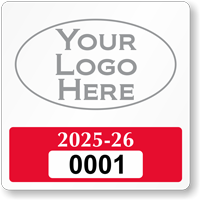 Customizable Reserve Parking Permit Decal with Logo