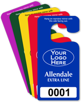 Customized Bigfoot Jumbo Parking Permit Hang Tag