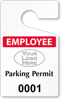 Plastic ToughTags™ for Employee Parking Permits