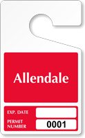 Sequentially Numbered Expiration Date Permit