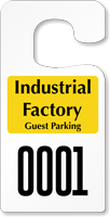 Plastic ToughTags™ Parking Permits, Jumbo