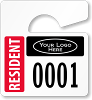 Plastic ToughTags™ Parking Permits, Mini