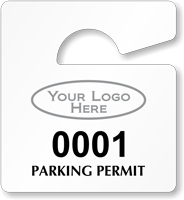 Plastic ToughTags™ Parking Permits, Mini