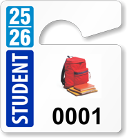 Plastic ToughTags™ Parking Permits, Mini