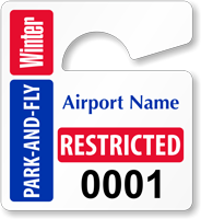 Plastic ToughTags™ Parking Permits, Mini