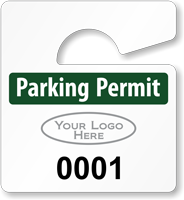 Plastic ToughTags™ Parking Permit Mini Template