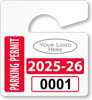 Plastic ToughTags™ Parking Permit Mini Template