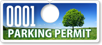 PhotoTag™ Mirror Parking Permits (non-blocking)