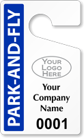 Plastic ToughTags™ for Park and Fly Parking Permits