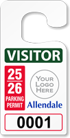 Plastic ToughTags™ Parking Permit Template