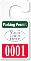 Plastic ToughTags™ Parking Permit Template