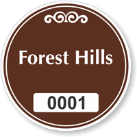 HOA Window Decal 3 in. x 3 in.