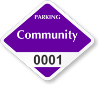 HOA Window Decal 1.5 in. 1.75 in.