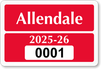 Parking Labels   Design LT4