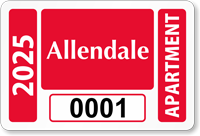 Parking Labels   Design LT6