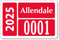 Parking Labels   Design LT10