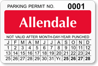 Parking Labels   Design LT13