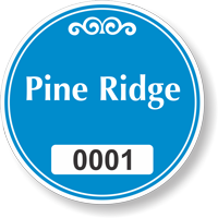 Apartment Window Decal 2 in. x 2 in.