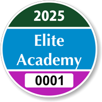 High School Window Decal 3 in. x 3 in.
