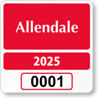 Parking Labels   Design SQ3